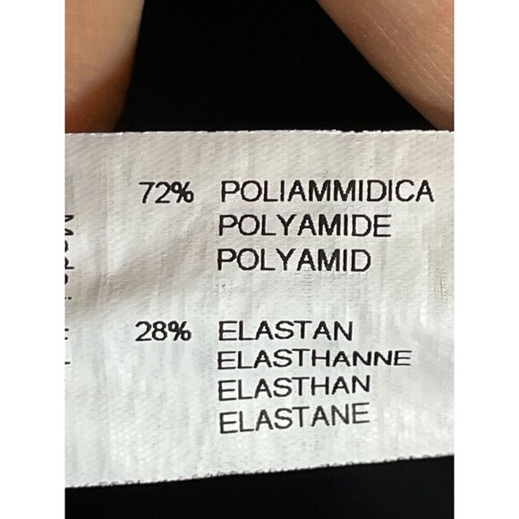 Chiara Boni Dress 14 Black Midi Bodycon Neutral Gala Formal LBD Old Money Luxury - Picture 9 of 12